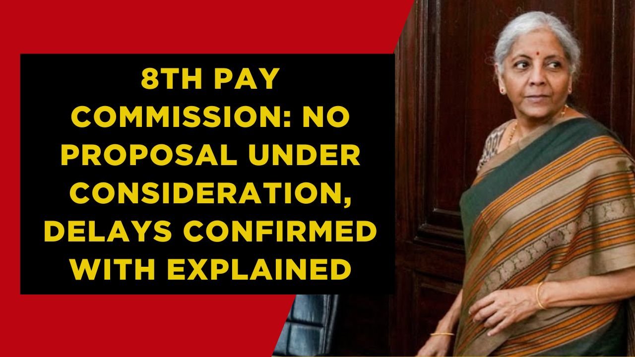 The Finance Ministry has put a stop to all the speculations about the Eighth Pay Commission and has made it clear that no formal proposal has been received by the government so far and neither is it being considered. With this statement, the changes in salary, allowances and pension that the central government employees, army personnel and pensioners were expecting will not be fulfilled at the moment. Government’s Official Statement In response to a question (Question No. 973) asked in the Rajya Sabha on 23 July 2025, Minister of State for Finance Shri Pankaj Chaudhary clearly stated that there is no proposal under consideration at present to constitute the 8th Pay Commission to change the salary, allowances and pension of central government employees. This statement is recorded in the official records of the Rajya Sabha (Session 264, Ministry of Finance) and it makes it clear that at present the government has no plans to implement the 8th Pay Commission. This has put an end to the hopes that were being raised about the formation of a new pay commission soon. Why the 8th Pay Commission Matters The Pay Commission plays a critical role in revising the pay structure, Dearness Allowance (DA), and other benefits for: Central government employees Defence personnel Pensioners These changes have been made so that salaries and pensions keep increasing according to inflation and the economic condition of the country. This will benefit millions of employees and their families, which will improve their income and make living easier. Impact of the Delay ImpactDetailsNo Immediate Salary RevisionEmployees will continue with existing salary and DA structures under the 7th Central Pay Commission (CPC).Continued DA HikesBiannual DA revisions, based on the CPI-IW index, will serve as interim relief to offset inflation.No Budgetary ProvisionsThe Union Budget 2025–26 includes no allocations for 8th CPC-related pay revisions. Reasons Behind the Delay The government has postponed the announcement of the 8th Pay Commission for the time being. Experts say that the main reason behind this is the current economic situation of the country. Experts like CA Amit Rathi believe that the government wants to wait until the country's economy becomes stronger. He says that the government will probably wait till the financial year 2026-27, so that when the economic situation becomes completely stable, the 8th Pay Commission can be implemented. Fiscal Burden: The government is prioritizing fiscal consolidation to manage budgetary constraints. Effective DA Mechanism: Regular DA hikes have partially mitigated the impact of inflation. Economic Uncertainty: Global economic challenges and upcoming elections may have influenced the decision to postpone. Historical Context of Pay Commissions In India, a Pay Commission is formed every 10 years, which reviews the salary, allowances and other facilities of government employees and suggests changes. So far 7 pay commissions have come. The 5th Pay Commission was implemented in 1996, which increased the salary by about 20 to 30 percent. After this, the 6th Pay Commission came in 2006 and it was increased by about 40%. Then the 7th Pay Commission came into force in 2016, in which the salary was increased by about 23.5%. Every time there has been a gap of about 10 years between the commissions. Now the next i.e. 8th Pay Commission is likely to be implemented in 2026, but it has not been announced yet. Pay CommissionEffective YearBasic Pay HikeTime Gap5th CPC1996~20–30%10 years6th CPC2006~40%10 years7th CPC2016~23.5%10 years8th CPCPendingTBD2026? What Central Employees Should Do Avoid Fake News: Be cautious of unverified claims about 8th CPC implementation dates. Follow Official Sources: Monitor updates from trusted websites like finmin.nic.in or pqars.nic.in. Potential Interim Relief Measures While the 8th Pay Commission remains pending, the government may explore: A one-time hike in the fitment factor. Merging DA with basic pay. Reviewing the pension revision formula. Frequently Asked Questions (FAQ) Q1. Is the 8th Pay Commission confirmed? No, the Ministry of Finance has confirmed that no proposal is currently under consideration. Q3. Will DA revisions continue? Yes, biannual DA revisions based on the inflation index will proceed as usual. Q2. When is the 8th Pay Commission expected? If the 10-year cycle continues, it may be formed around FY 2026, likely after the Lok Sabha elections.